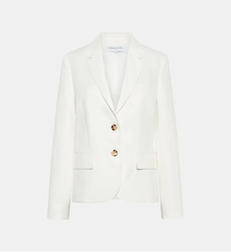 veste de tailleur en lin - terya - Gerard Darel - Écru