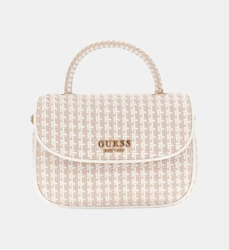 Mini sac à main Mirema tressé - Guess - Multi blanc