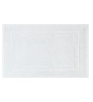 Tapis de bain pur coton - Garnier Thiebaut - Blanc