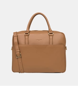 Porte documents Mademoiselle Business en cuir - Lancaster - Marron