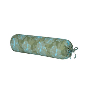 Coussin traversin Charlie - Nobodinoz - Green peonies