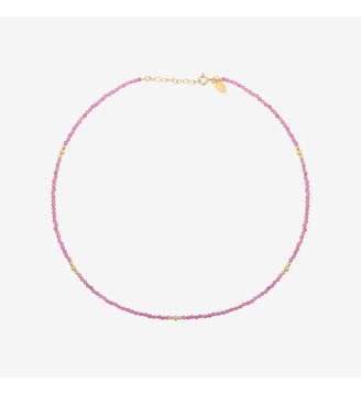 Collier doré améthyste - JERI Caroline Najman