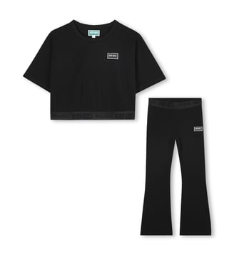 Ensemble t-shirt et pantalon - Kenzo Kids - Slate