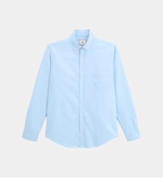 Chemise manches longues Oxford sangle SB - Serge Blanco - Bleu ciel