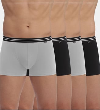 Lot de 2 Boxers Coton Respirant EcoDim - Dim - Noir et gris