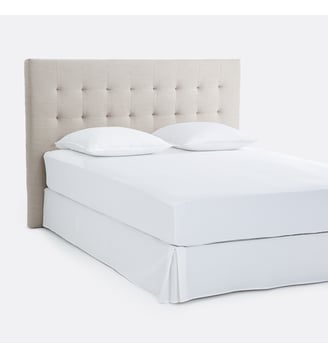 Tête de lit capitonnée, en lin hauteur 120 cm AM.PM