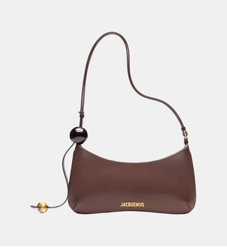 Sac à main Le Bisou Perle en cuir grainé - Jacquemus - Marron