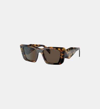 Lunettes de soleil Papillon PR 08YS - Prada - Marron glacé
