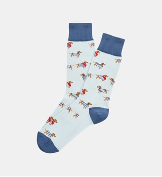Chaussettes en coton - Tobbie Bleu - Arthur - Ice