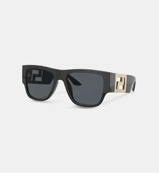 Lunettes de soleil Greca - Versace - Noir et doré