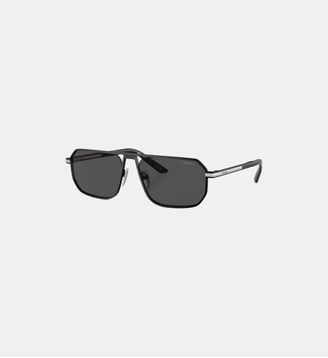 Lunettes de soleil Pillow PR A53S - Prada - Noir mat