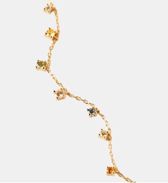 Bracelet Rainbow Salsa Doré PU01-782-PAR - Pd Paola - Bleu et rouge