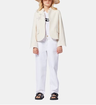 Pantalon à taille ajustable - Zadig&Voltaire Kids - Blanc