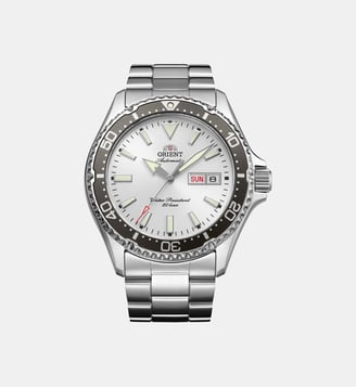 Montre automatique Mako Blanc RA-AA0825S39B - Orient - Argenté