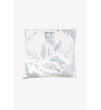 Coussin réversible - Feuillage - Tartine Et Chocolat - Bleu
