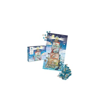 Puzzle Phare (500 pièces) Le Jardin - Moulin Roty - Multicolore