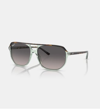 Lunettes de soleil Irrégulier RB2205 Bill One - Ray Ban - Havana sur vert transparent