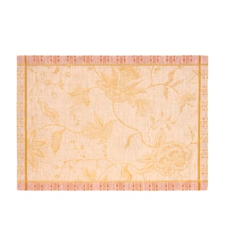 Set de table Été indien - Le Jacquard Francais - Abricot