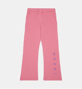 Pantalon en molleton avec logo - Marni - Orchidée rose
