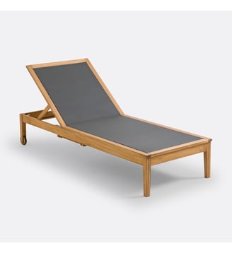 Bain de soleil acacia réglable - La Redoute Interieurs - Acacia