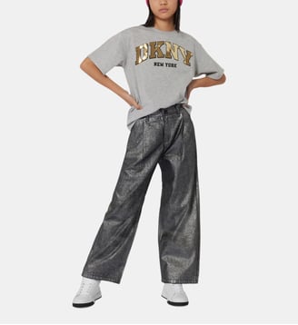 Jean large - DKNY - Argent