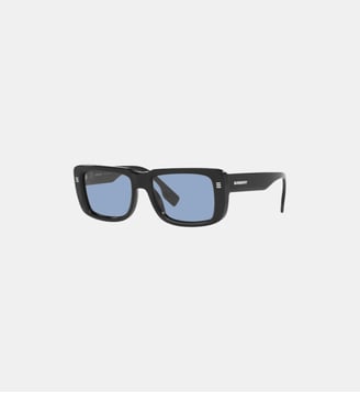 Lunettes de soleil Rectangulaire BE4376U Jarvis - Burberry - Bleu clair