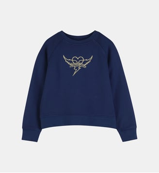 Sweat col rond - Zadig&Voltaire Kids - Nuit