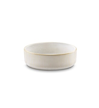 Assiette salade et pâtes  par 6 - Médard de Noblat - Beige