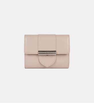 Portefeuille Paris Ily en cuir - Lancaster - Galet rosé
