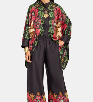 Pantalons Palazzo Bounty Placée Red - La DoubleJ - Rouge
