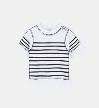 T-shirt marinière - Marc Jacobs Kids - Blanc