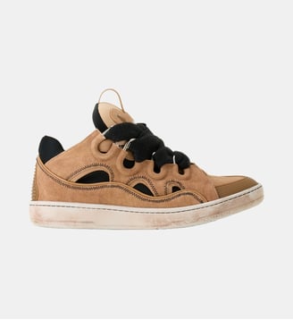Sneakers Curb En Canvas - Lanvin - Marron