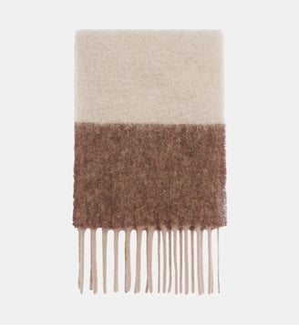 Echarpe à larges rayures - SYRACUSE - Gerard Darel - Beige