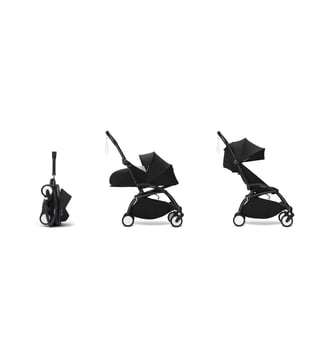 Poussette Yoyo3 - Pack 0+/6+ Noir - cadre noir - Stokke - Noir