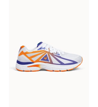 Sneakers running en mesh jacquard Vitesse - Le Coq Sportif - Optical white et royal blue