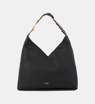 Sac cabas Padoge cuir grainé - Lancel - Noir