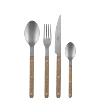 Ménagère 24 pièces, Bistrot Vintage - Sabre - Teck