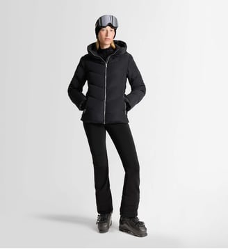 Veste de ski delphine col montant coupe ajustée - Fusalp - Noir