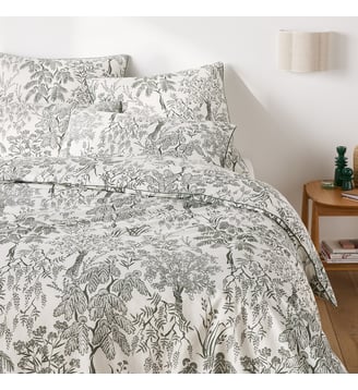 Housse de couette en percale de coton lavé La Redoute Interieurs