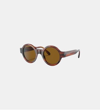 Lunettes de soleil Rond AR 903M - Giorgio Armani - Marron