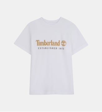 T-shirt à manches courtes - Timberland - Blanc