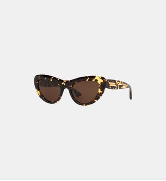 Lunettes de soleil Œil de chat BV1282S - Bottega Veneta - Écaille