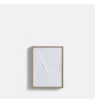 Tableau 30 x 40 cm - La Redoute Interieurs - Blanc
