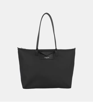 Sac cabas épaule Storm KBA en toile enduite - Lancaster - Noir