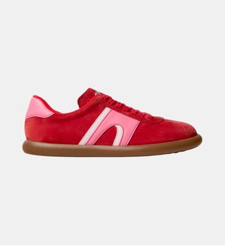Baskets Pelotas Soller cuir - Camper - Rouge moyen
