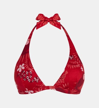 Haut de maillot de bain foulard Papel de Embrulho - Vilebrequin - Coquelicot