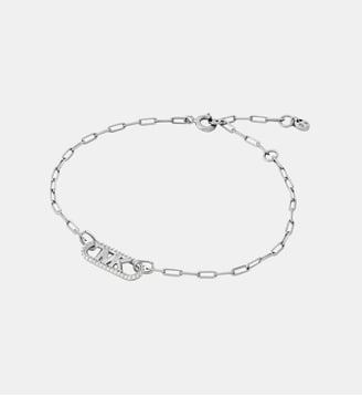 Bracelet signature MK ovale - Michael Kors - Argenté