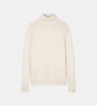 Pull col montant à côtes - Bompard - Avoine