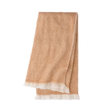 Plaid en mohair - Desforges - Sienne
