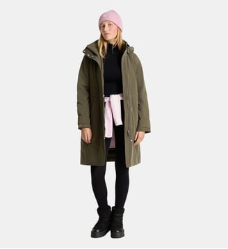 Manteau valomea col tailleur coupe ample - Fusalp - Kaki